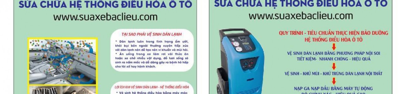 SỬA XE  Ô TÔ BẠC LIÊU